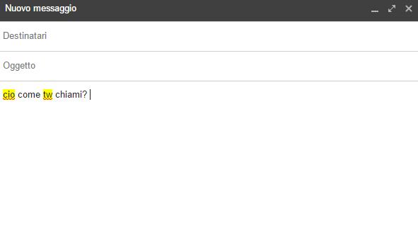 Come attivare il correttore su GMail - Passo 4