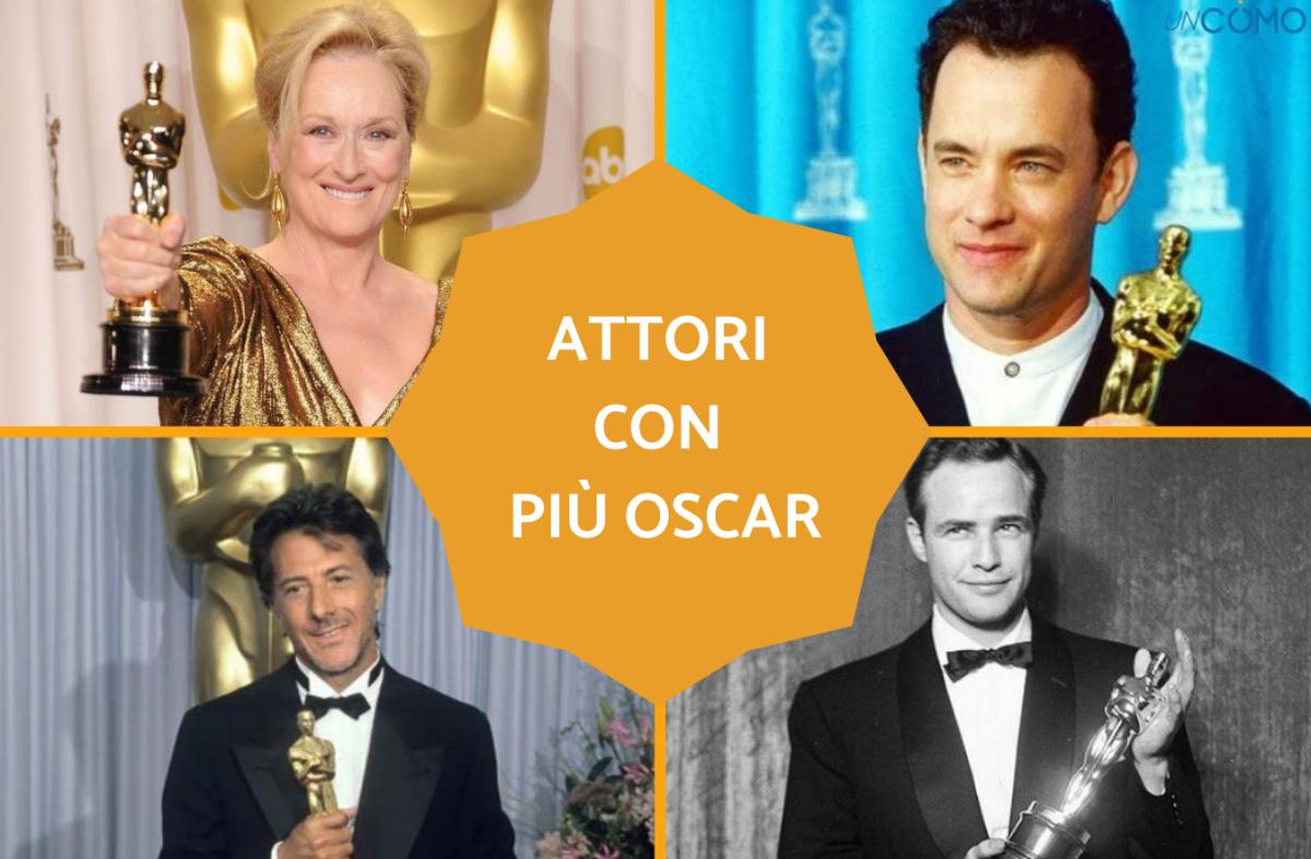 Attori con più Oscar