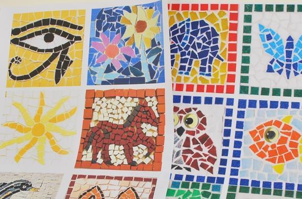 Come fare mosaici romani per bambini