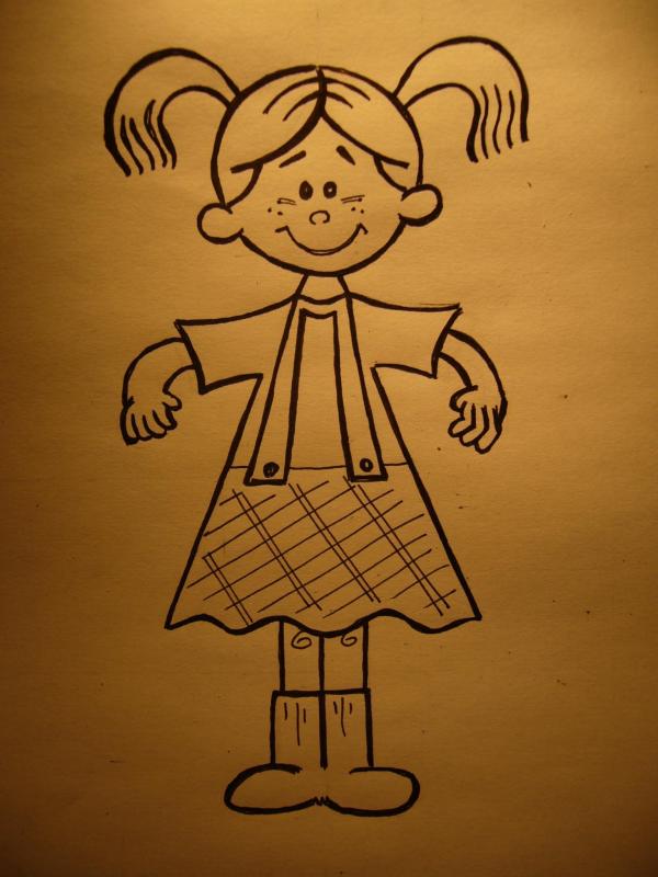Come disegnare una bambina da fumetto
