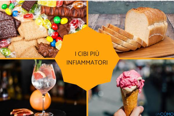 I cibi che creano maggiore infiammazione
