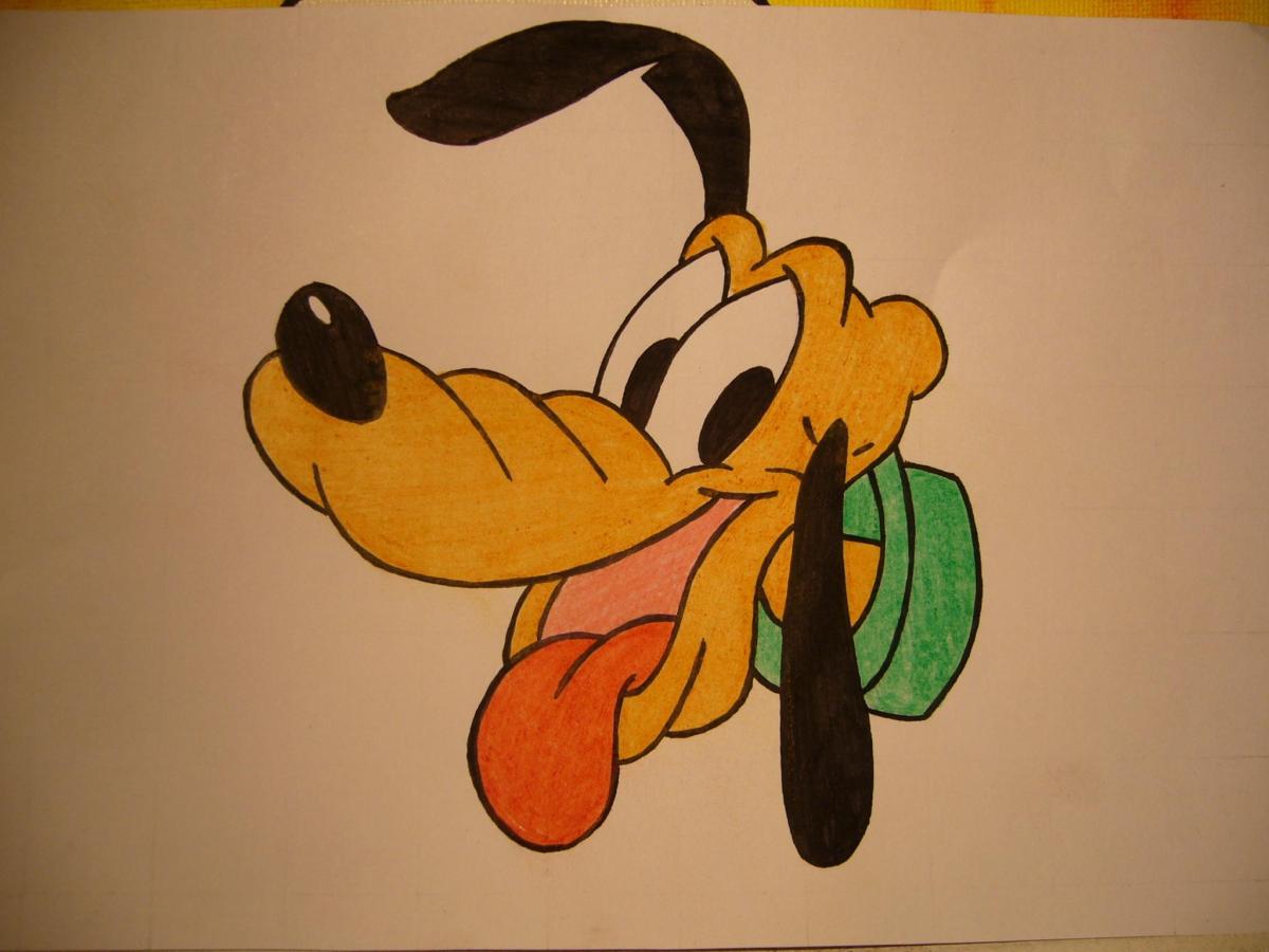 Come disegnare la faccia di Pluto