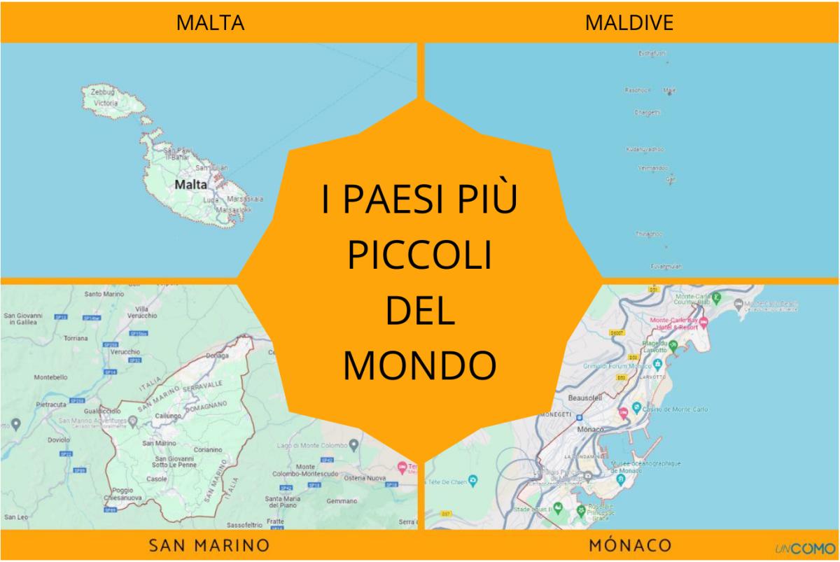 I paesi più piccoli del mondo