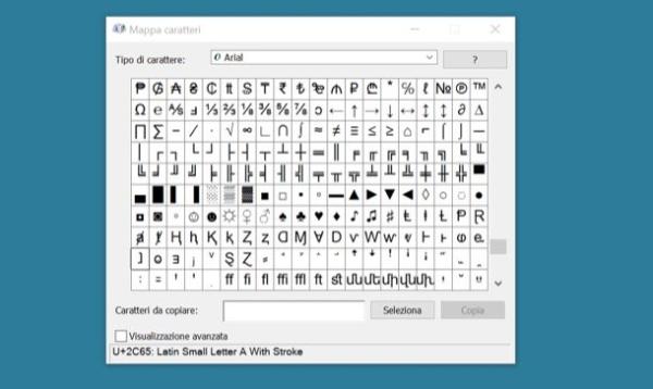 Come digitare caratteri speciali e accenti sulla tastiera - Windows - Come digitare caratteri speciali con la Mappa dei caratteri