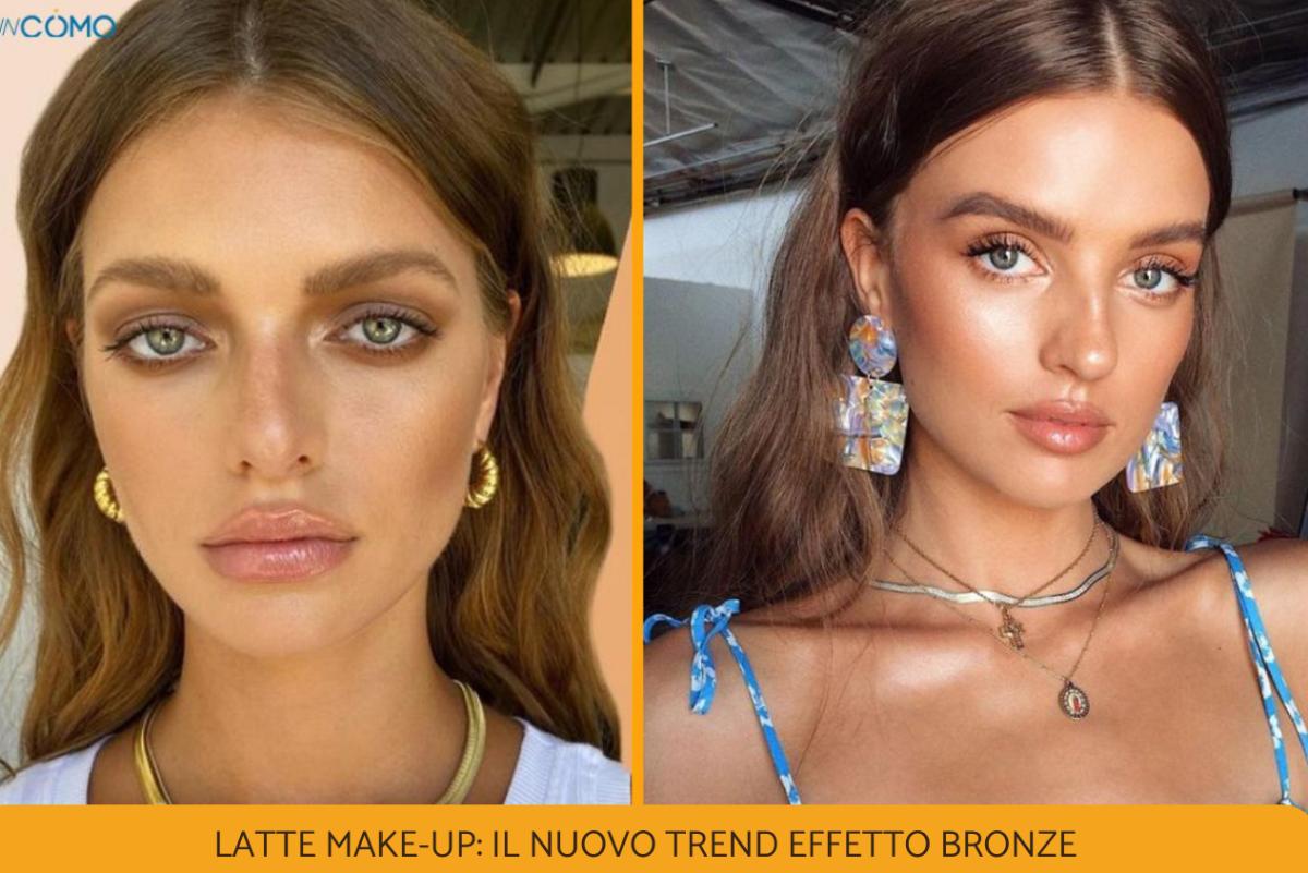 Latte make-up: il nuovo trend effetto bronze