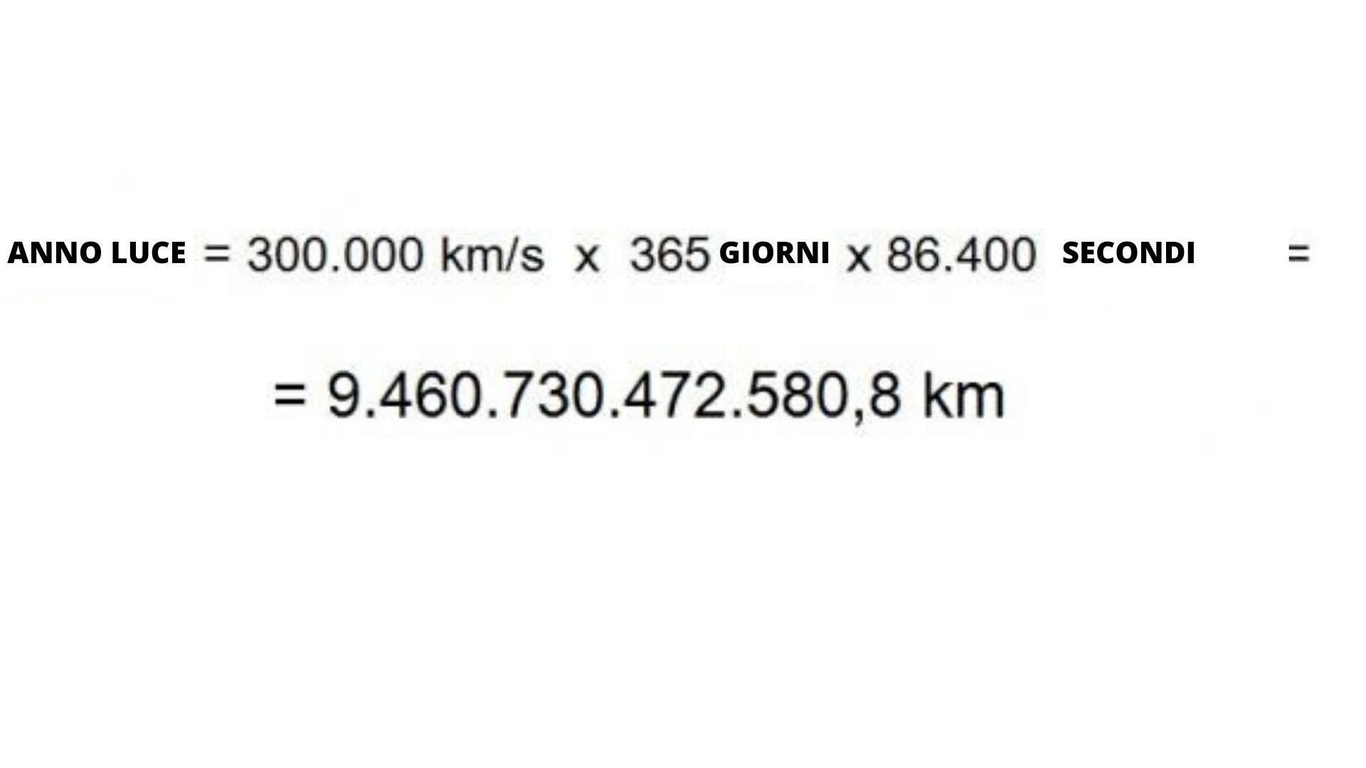 A quanto corrisponde un anno luce - Cos'è e quanto misura