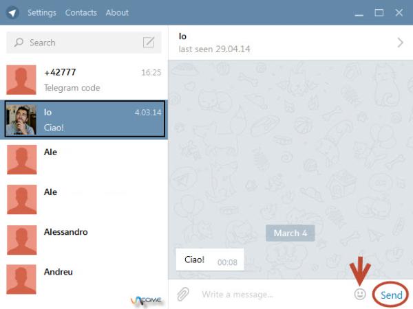 Come usare Telegram con un PC Windows - Passo 6
