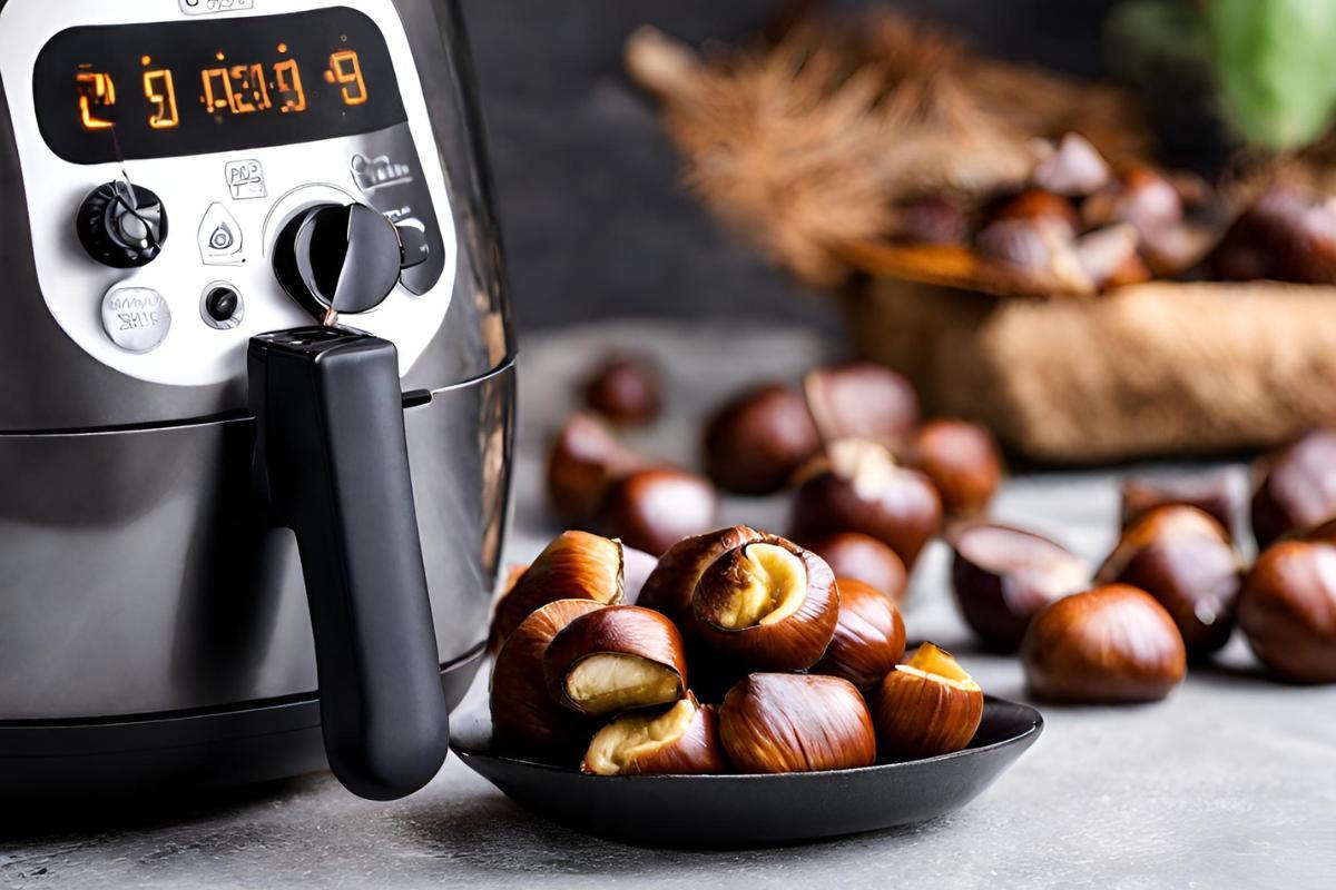 castagne in friggitrice ad aria