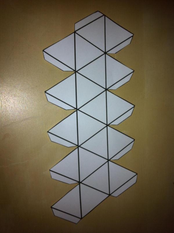 Come costruire un icosaedro - Passo 2