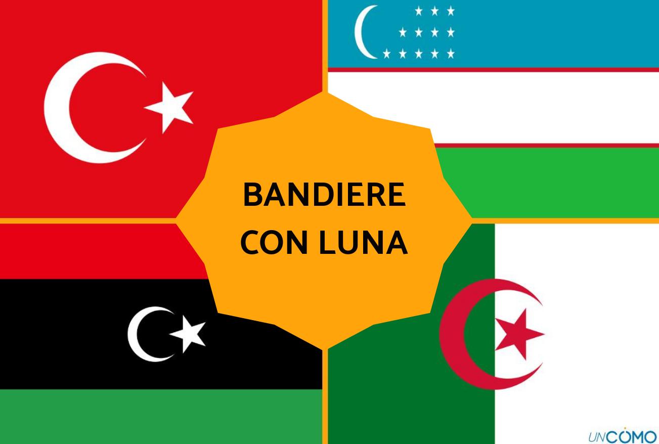 +16 bandiere con la luna - Scopri cosa sono, la loro storia e tutti i