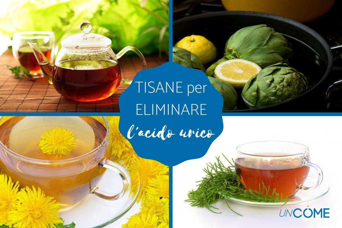 Le migliori tisane per abbassare l'acido urico