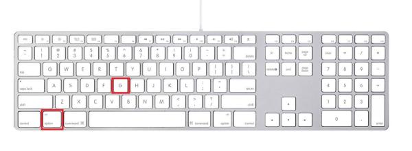 Come fare la chiocciola su Mac - Passo 4