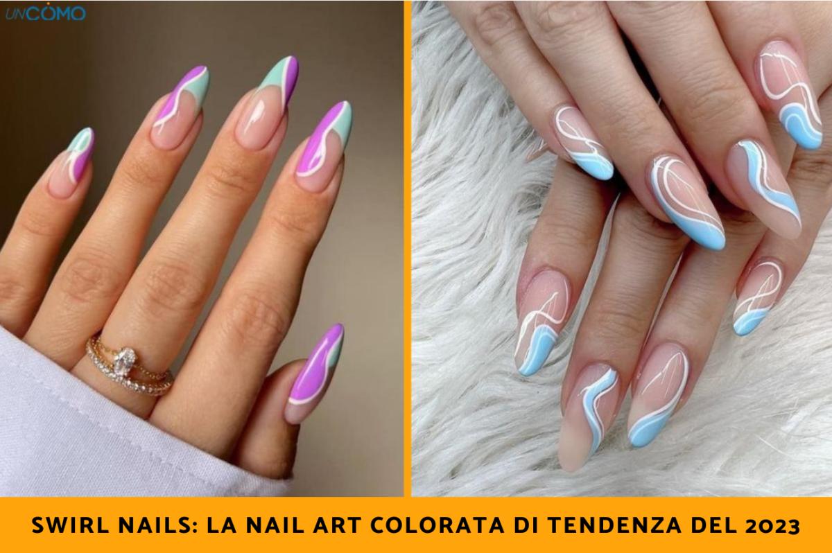 Swirl nails: la nail art 2023